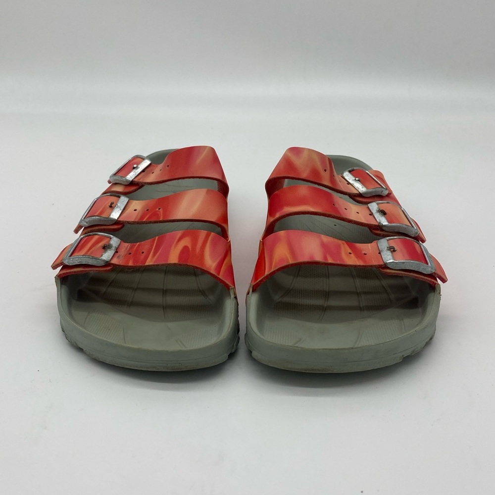 Birki’s Orange Tie Dye Sandals - Picture 4 of 9